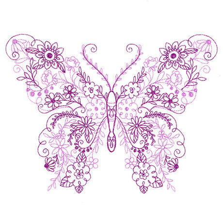 Blooming Doodles Butterfly