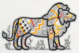 Safari Chic Lion (Blackwork)