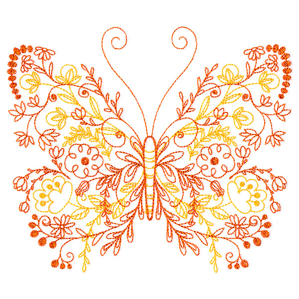 Budding Doodles Butterfly