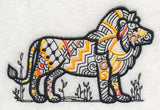 Safari Chic Lion (Blackwork)