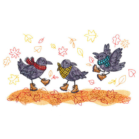 Fall Fun Crows