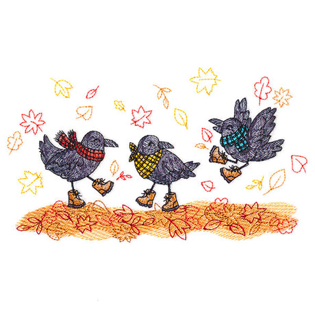 Fall Fun Crows