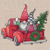 Gnome For The Holidays Retro Truck