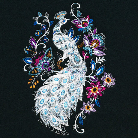 Fancy Jacobean Peacock
