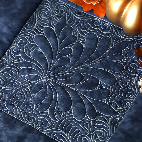 Autumn Delights Maple Leaf Quilting Square (Double Run)