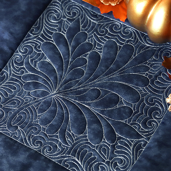 Autumn Delights Maple Leaf Quilting Square (Double Run)