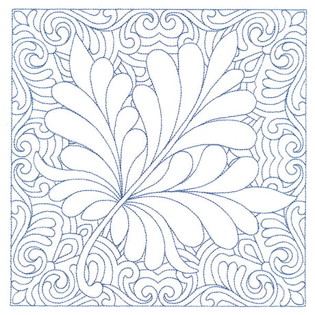 Autumn Delights Maple Leaf Quilting Square (Double Run)