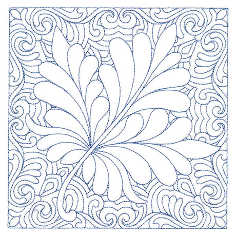 Autumn Delights Maple Leaf Quilting Square (Double Run)