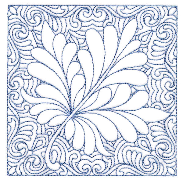 Autumn Delights Maple Leaf Quilting Square (Double Run)