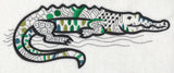 Safari Chic Crocodile (Blackwork)