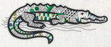 Safari Chic Crocodile (Blackwork)