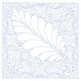 Autumn Delights Walnut Leaf Quilting Square (Double Run)