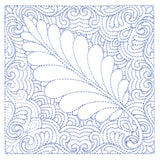 Autumn Delights Walnut Leaf Quilting Square (Double Run)