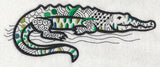 Safari Chic Crocodile (Blackwork)