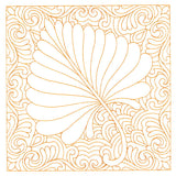 Autumn Delights Cottonwood Leaf Quilting Square (Double Run)