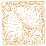 Autumn Delights Cottonwood Leaf Quilting Square (Double Run)