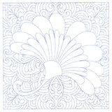 Autumn Delights Ginkgo Leaf Quilting Square (Double Run)