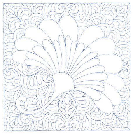 Autumn Delights Ginkgo Leaf Quilting Square (Double Run)