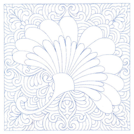 Autumn Delights Ginkgo Leaf Quilting Square (Double Run)