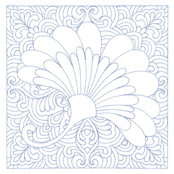 Autumn Delights Ginkgo Leaf Quilting Square (Double Run)