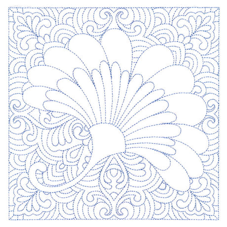 Autumn Delights Ginkgo Leaf Quilting Square (Double Run)