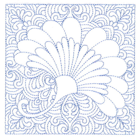 Autumn Delights Ginkgo Leaf Quilting Square (Double Run)