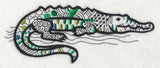 Safari Chic Crocodile (Blackwork)