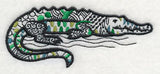 Safari Chic Crocodile (Blackwork)
