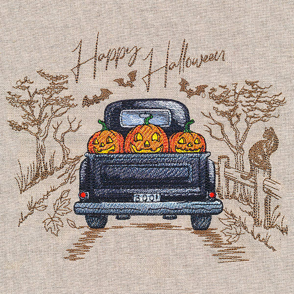 Halloween Retro Truck Medley