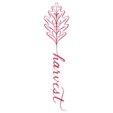Fall Leaves Calligraphy - Harvest