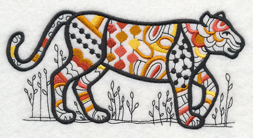 Safari Chic Jaguar (Blackwork)