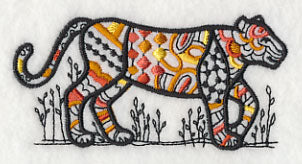 Safari Chic Jaguar (Blackwork)