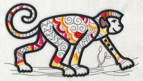 Safari Chic Monkey (Blackwork)