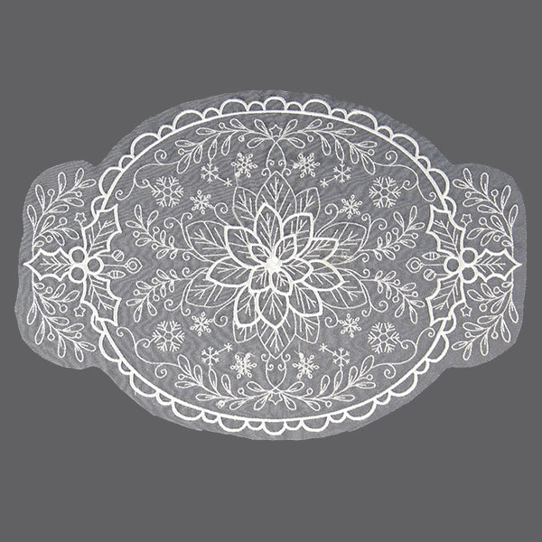 Delightful Christmas Doily (Organza)
