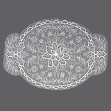 Delightful Christmas Doily (Organza)