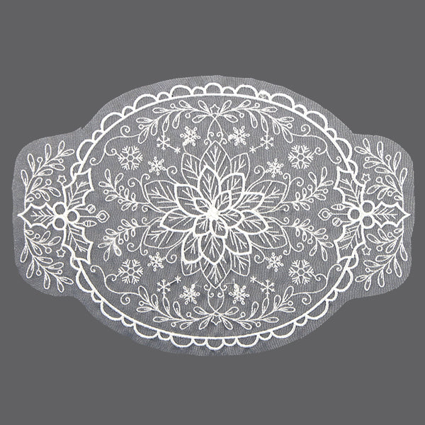 Delightful Christmas Doily (Organza)