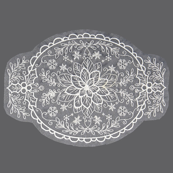 Delightful Christmas Doily (Organza)