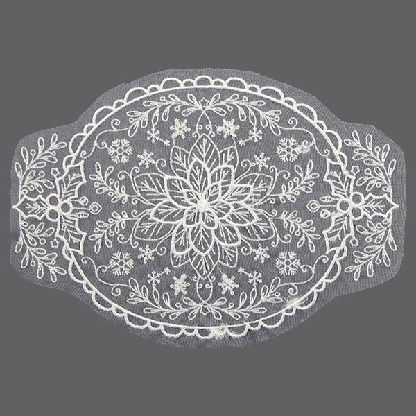 Delightful Christmas Doily (Organza)