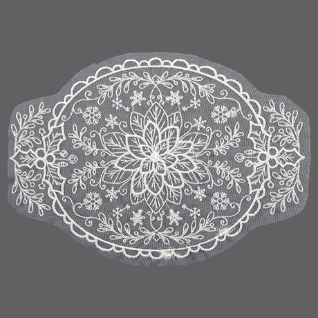 Delightful Christmas Doily (Organza)