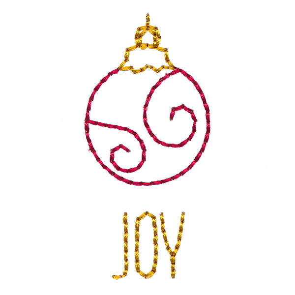 Season's Greetings Gift Tag - Joy (Cardstock)