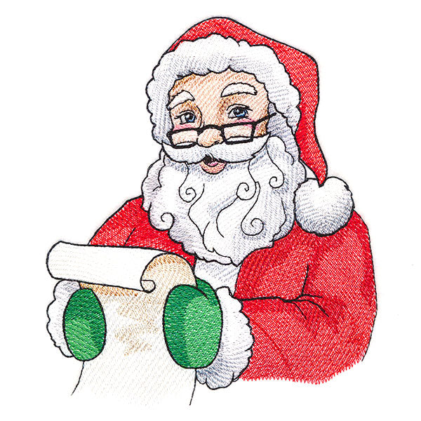 Checking His List Santa