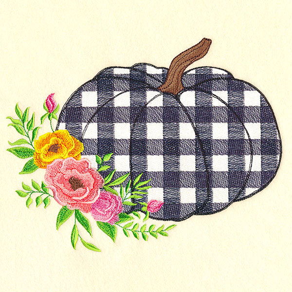 Pretty Plaid Pumpkin