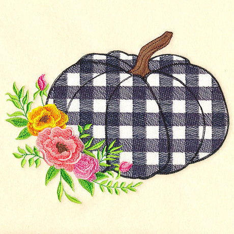 Pretty Plaid Pumpkin