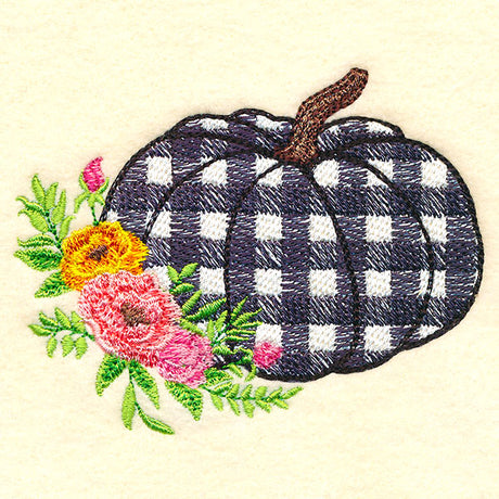 Pretty Plaid Pumpkin