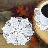 Splendid Oak Leaf Doily (Battenburg Lace)