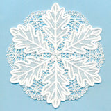 Splendid Oak Leaf Doily (Battenburg Lace)