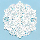 Splendid Oak Leaf Doily (Battenburg Lace)