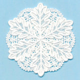 Splendid Oak Leaf Doily (Battenburg Lace)