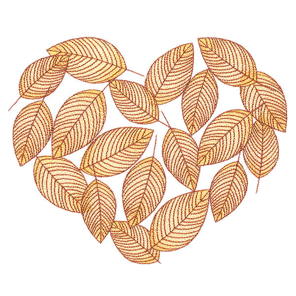 Fall into Leaves Heart
