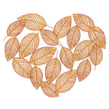Fall into Leaves Heart
